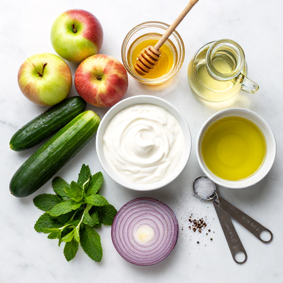 Apple Cucumber Salad Ingredients