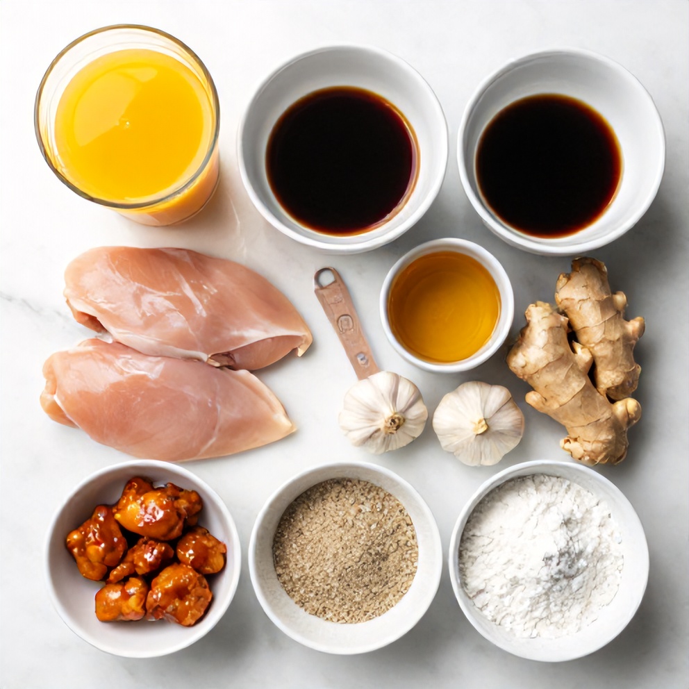 Orange Chicken Ingredients