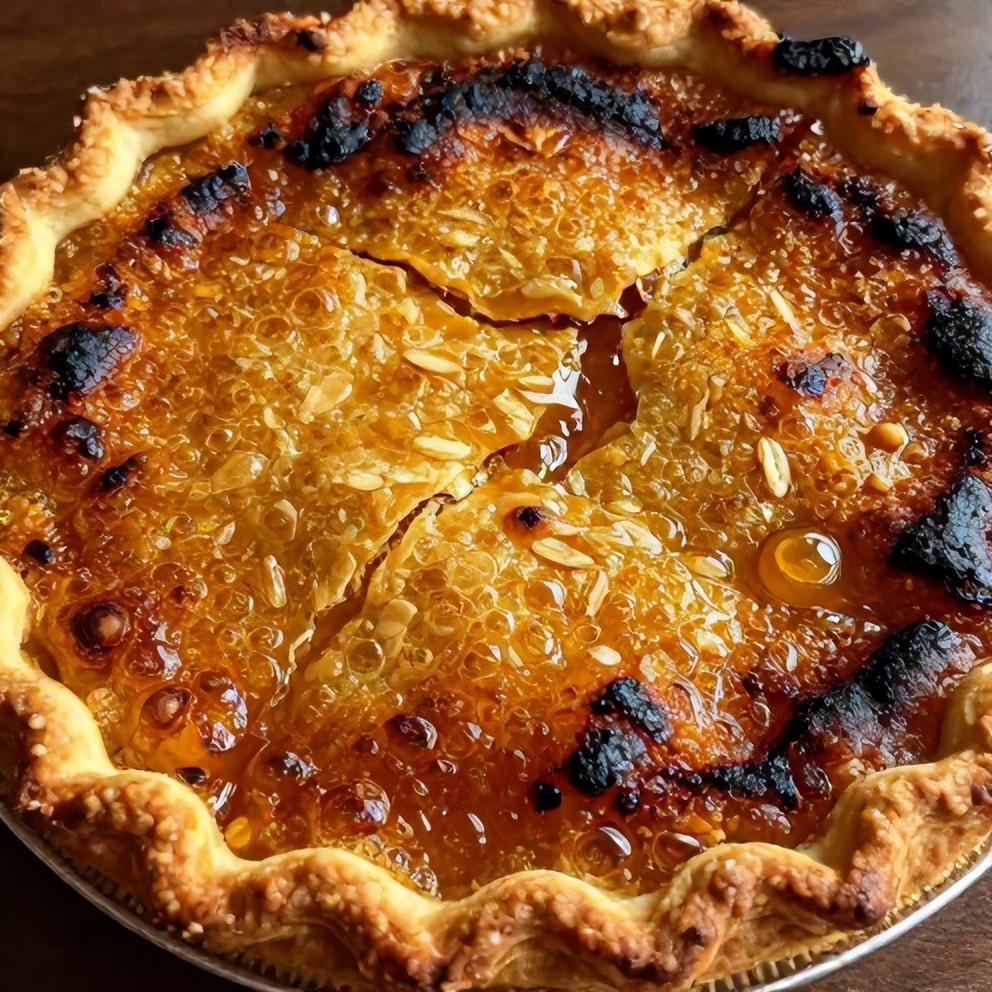 burnt honey pie