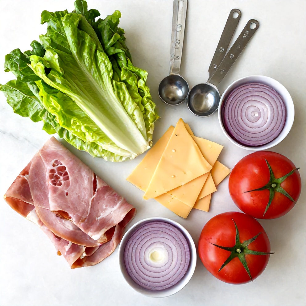 Raw ingredients for Classic Columbia 1905 Salad