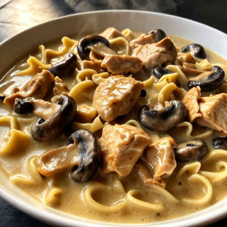 creamy chicken stroganoff