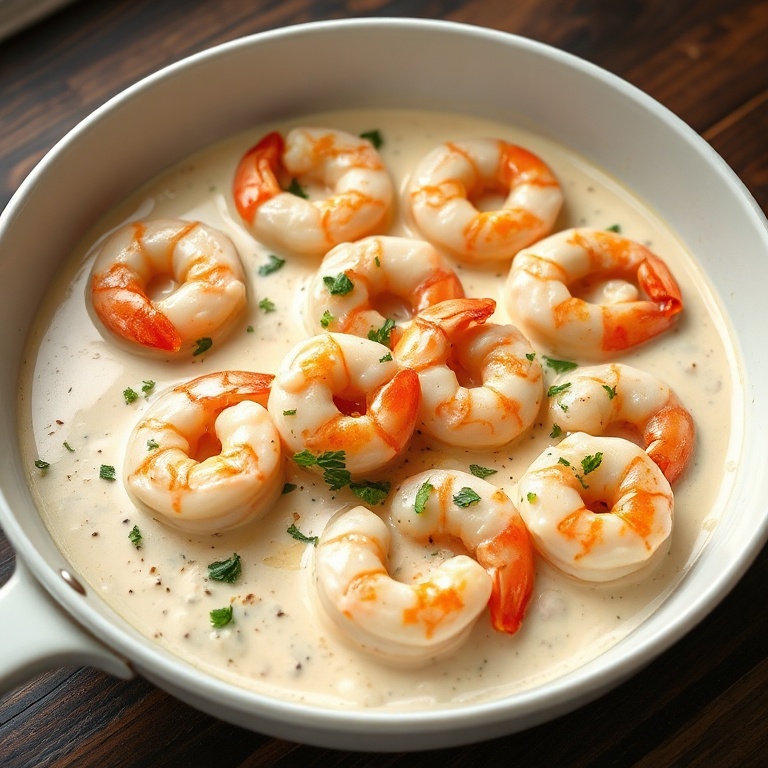 creamy garlic shrimp recipe