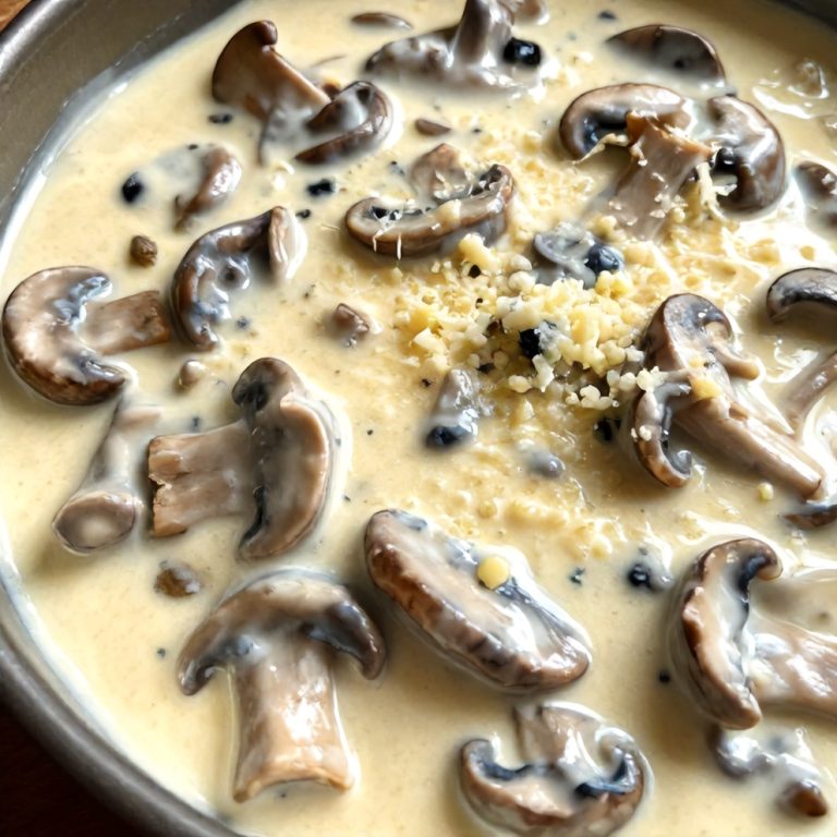 Creamy Gorgonzola Truffle Mushroom Sauce for Pasta