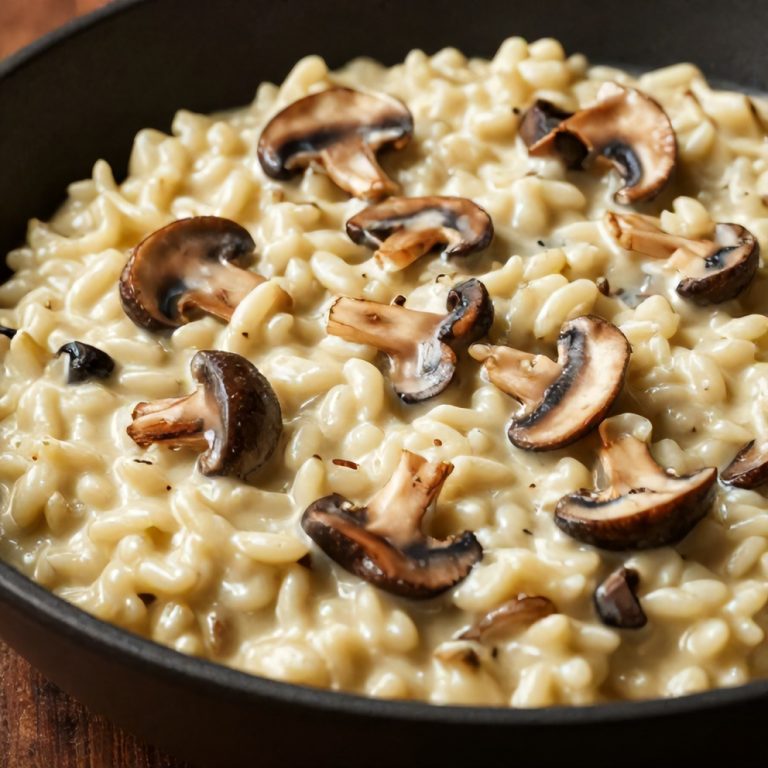 creamy mushroom risotto