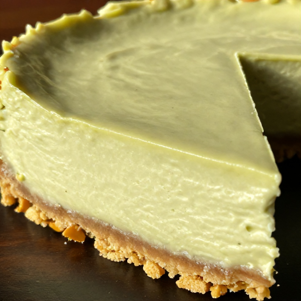 Creamy Pistachio Cheesecake