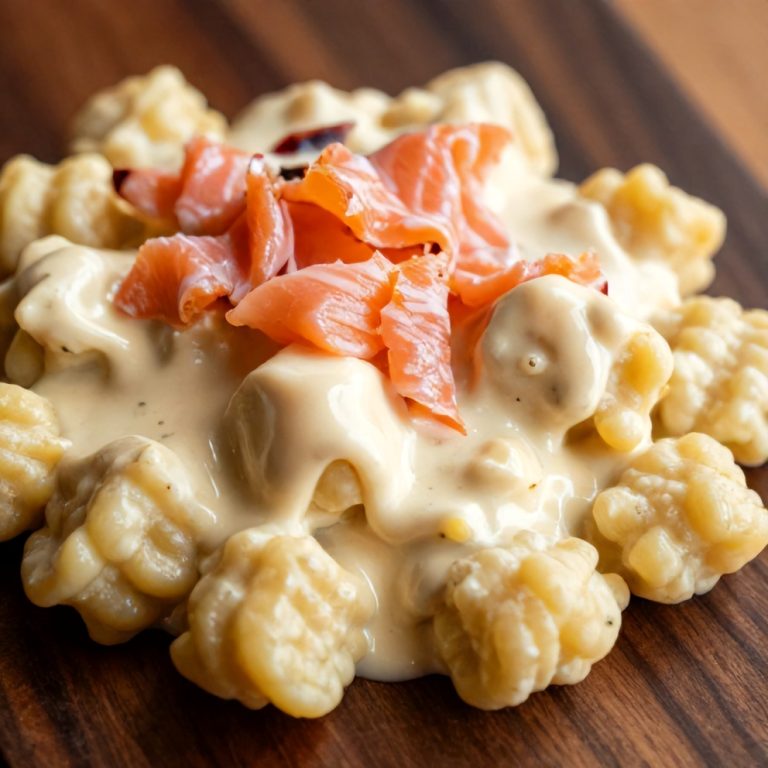 Creamy Smoked Salmon Gnocchi