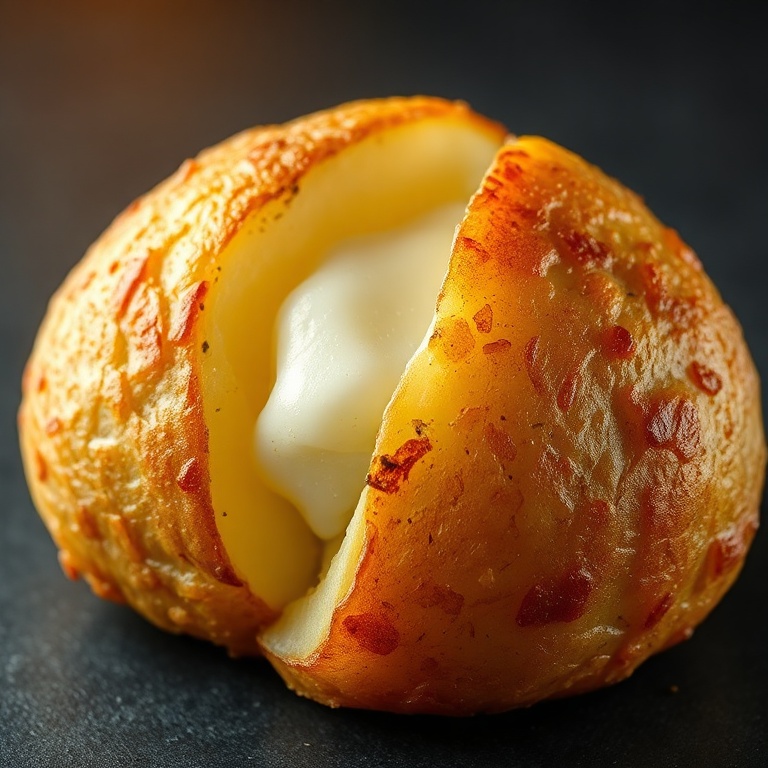 crispy air fryer baked potatoes