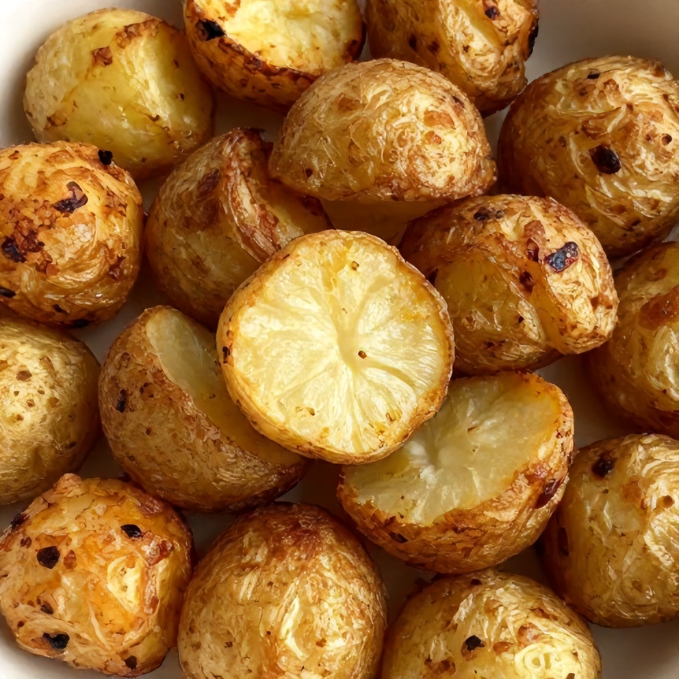 air fryer smashed potatoes