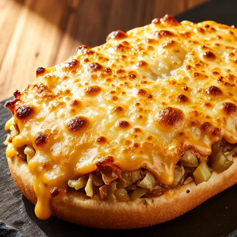 crispy cabbage burger bake