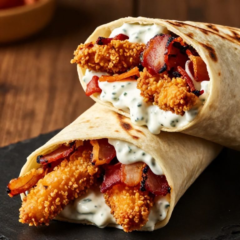 Crispy Chicken Bacon Ranch Wrap