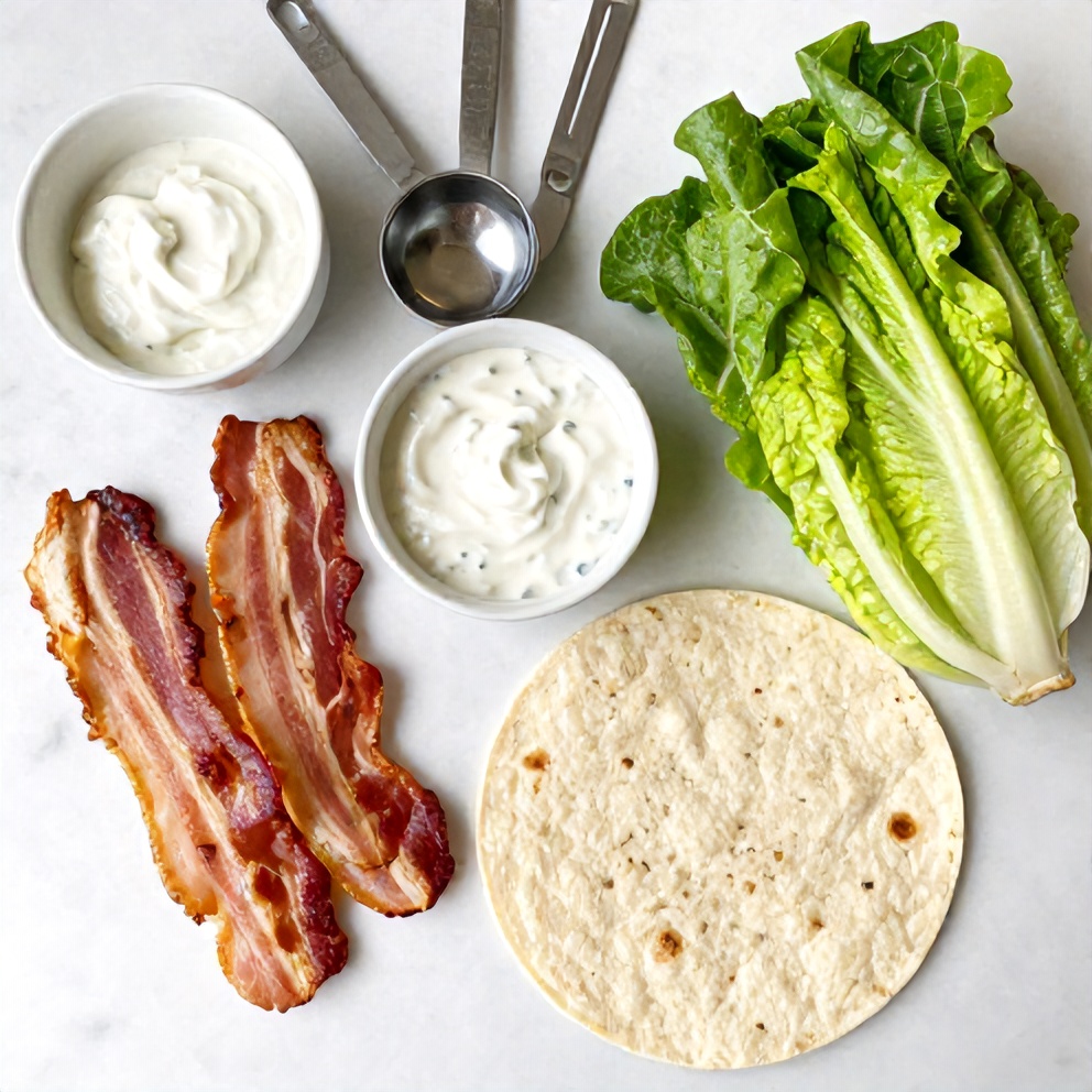 Chicken Bacon Ranch Wrap Ingredients