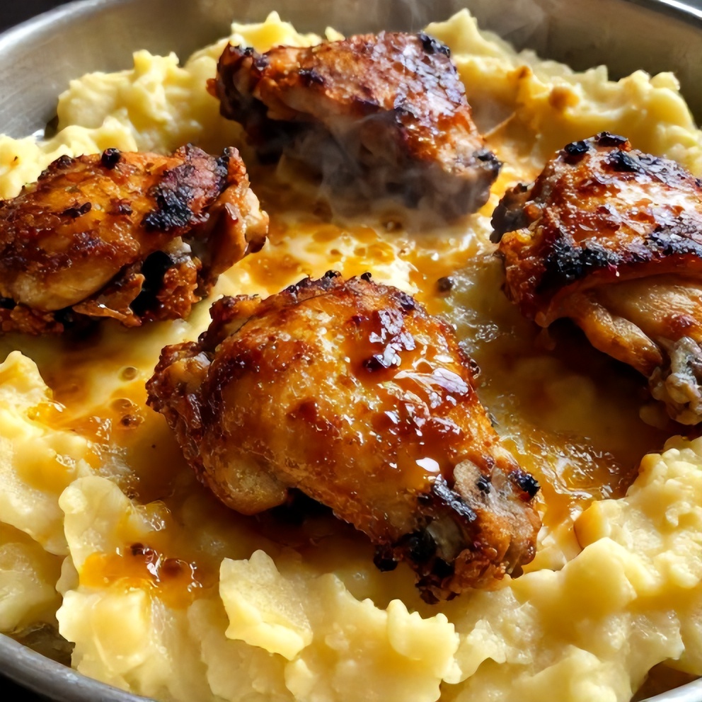 Crispy Chipotle Honey Chicken Thighs