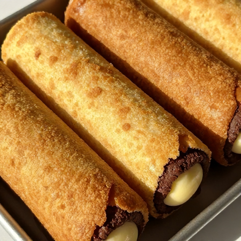 Crispy Chocolate Rolls