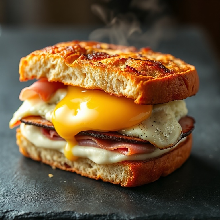 crispy croque madame