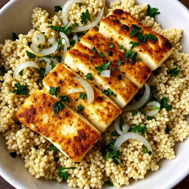 Halloumi Couscous Salad