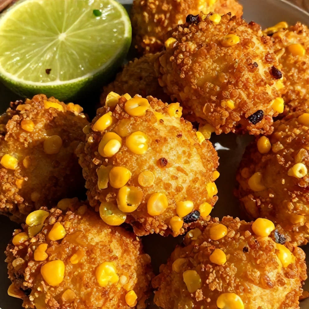 Mexican street corn fritters