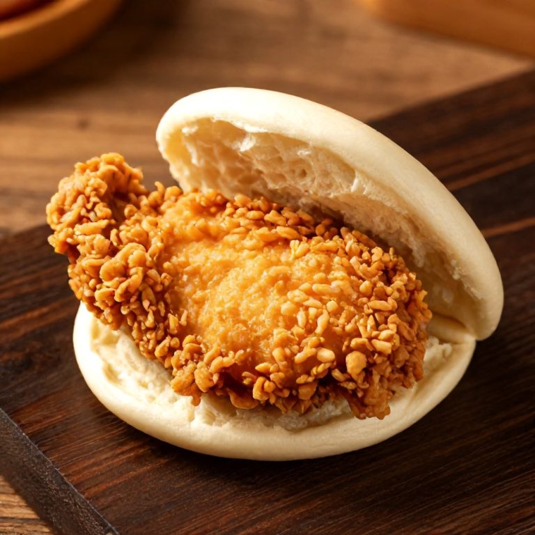 crispy chicken bao buns