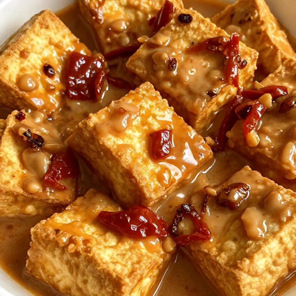 crispy tofu sun-dried tomato sauce