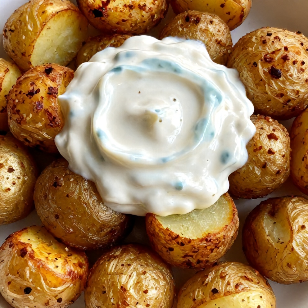 Crispy Za’atar Smashed Potatoes