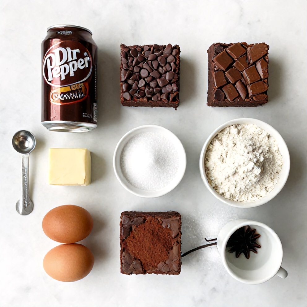 Dr Pepper Brownies Ingredients
