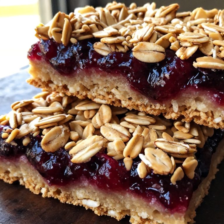 Easy Berry Oat Bars Recipe