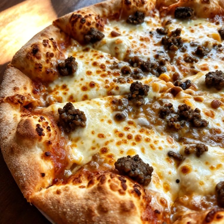 Easy Biscuits and Sausage Gravy Breakfast Pizza