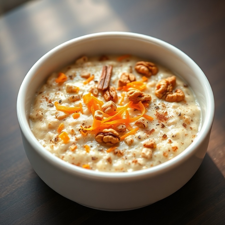 easy carrot cake oatmeal