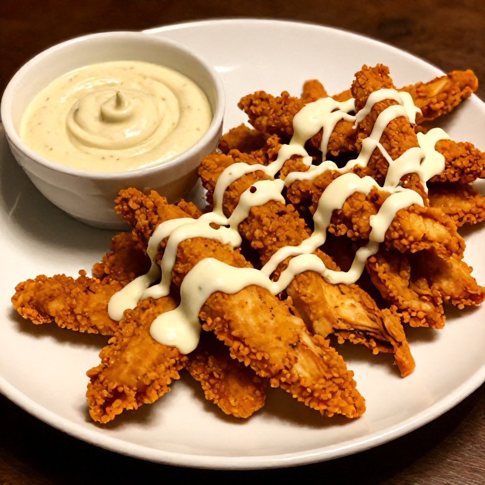 Plated Chicken Shawarma with Garlic Sauce