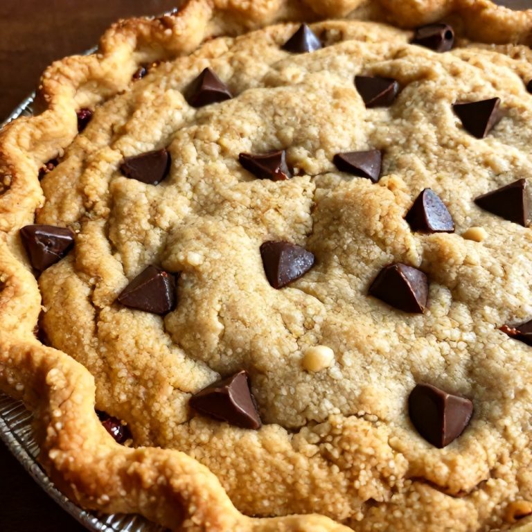 Easy Chocolate Chip Cookie Pie Recipe