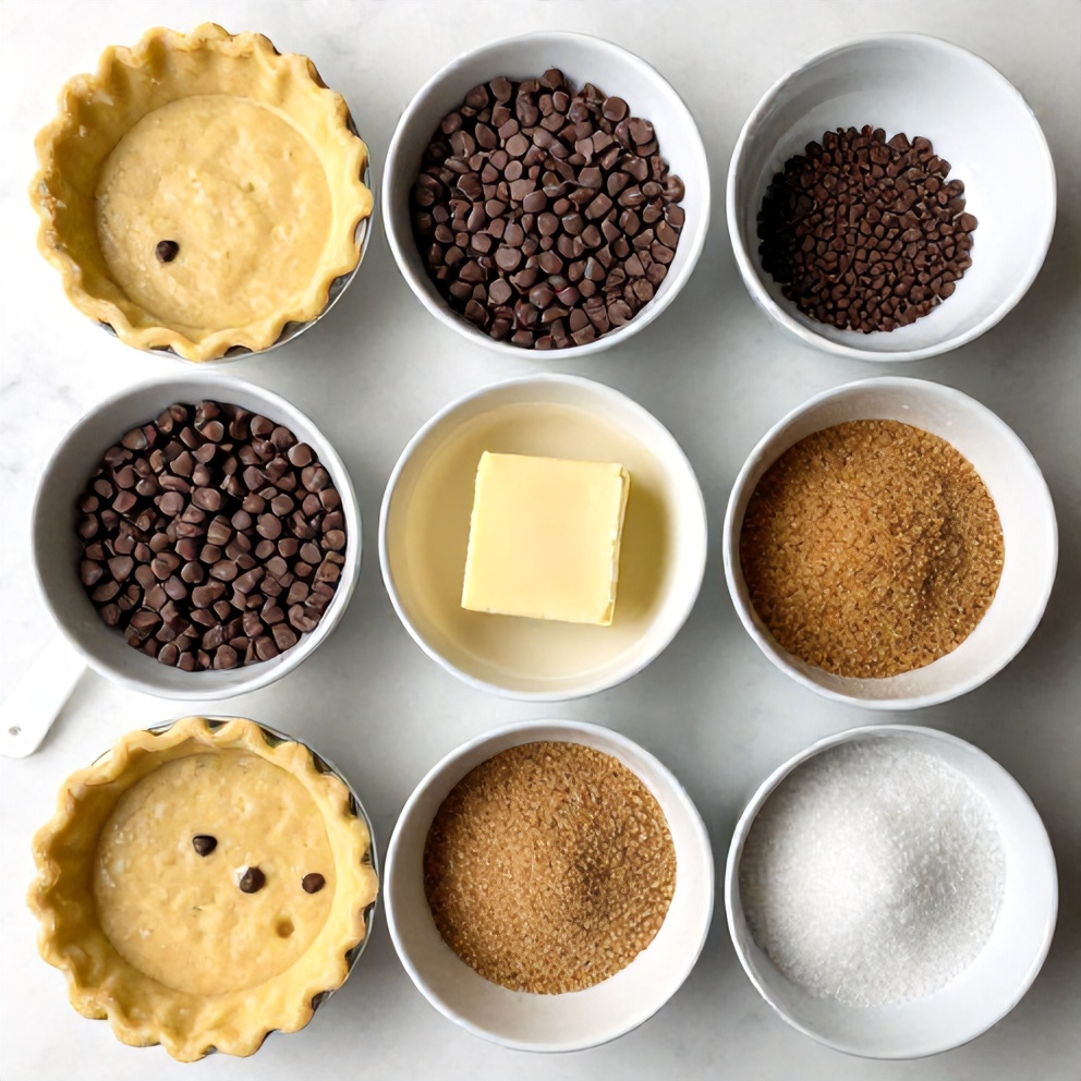 Chocolate Chip Cookie Pie Ingredients