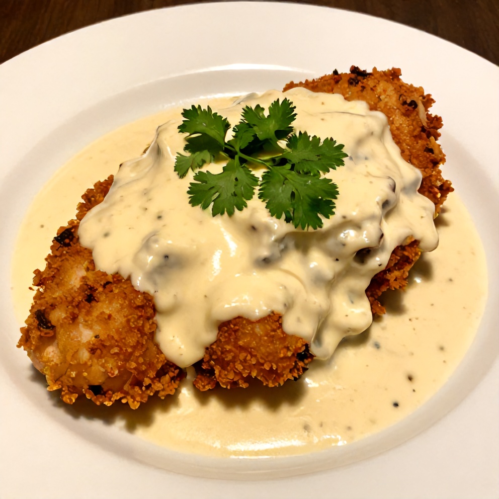 Easy Coconut Chicken with Creamy Tangy Sauce