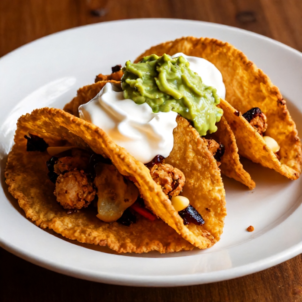 Close-up of crispy Copycat Taco Bell Meximelt