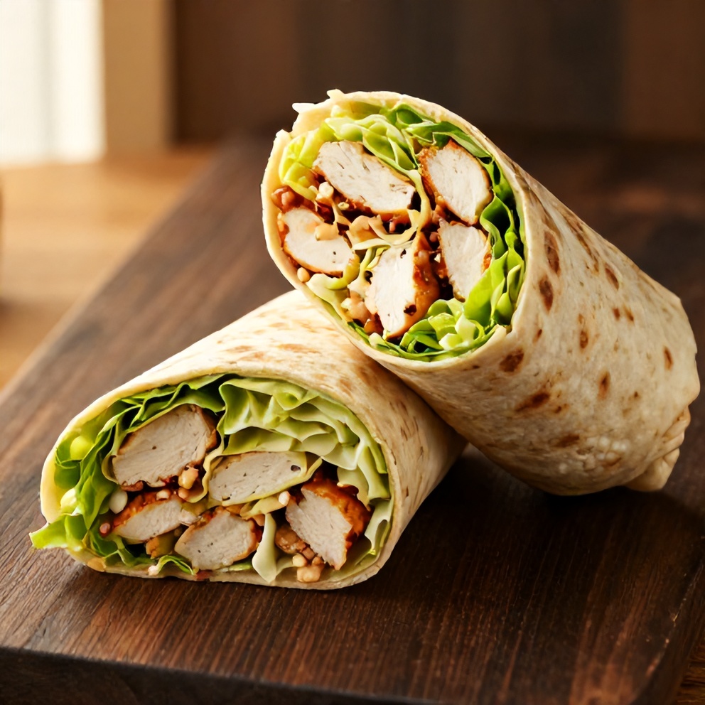 Easy Chicken Caesar Wrap