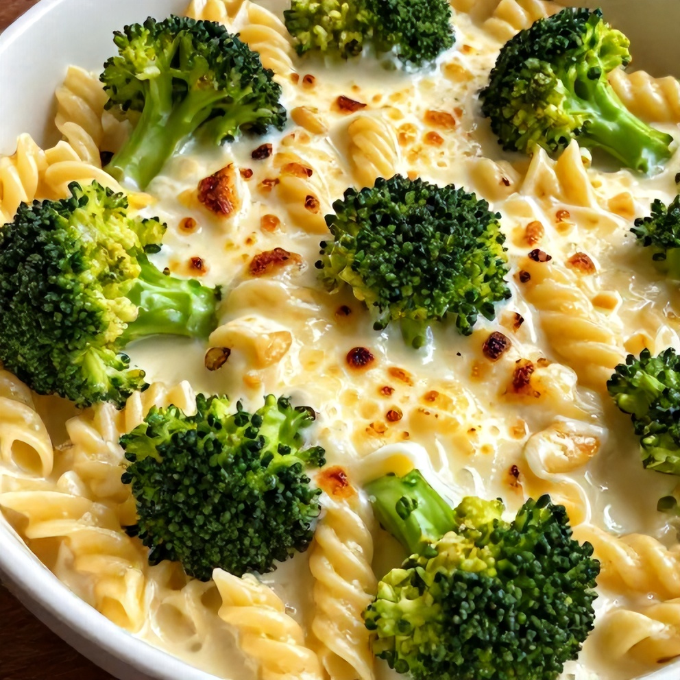 Easy Garlic Parmesan Broccoli Pasta