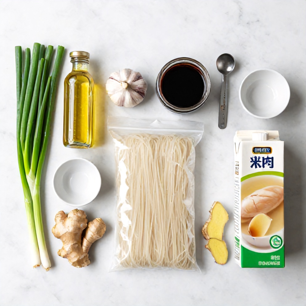 Ginger Garlic Broth Ingredients