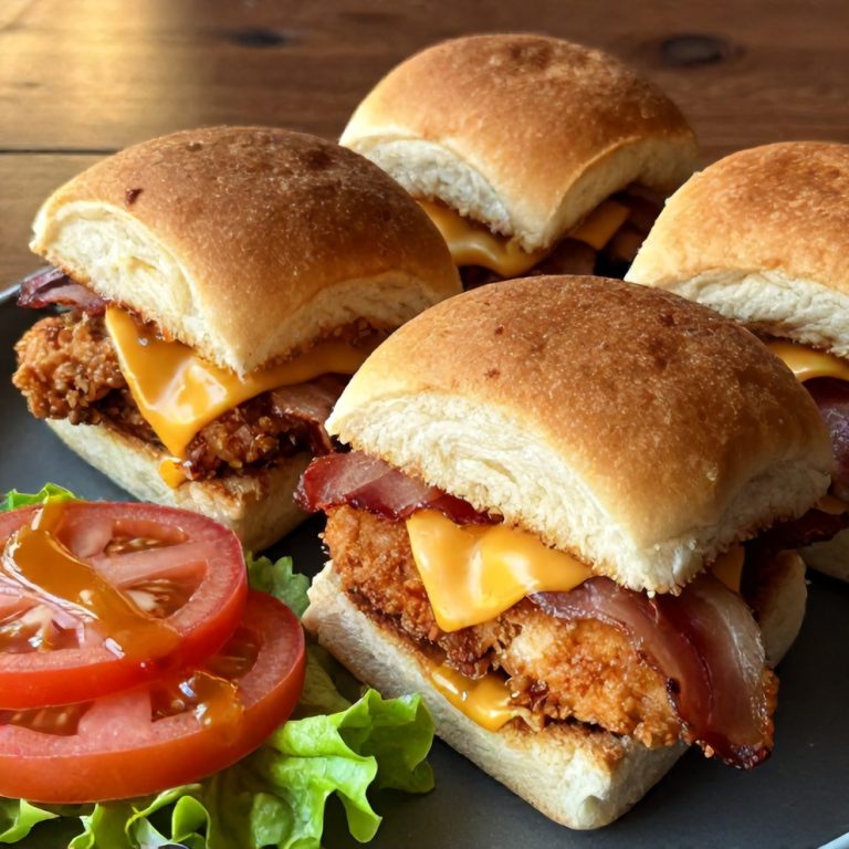 Honey Mustard BLT Chicken Sliders