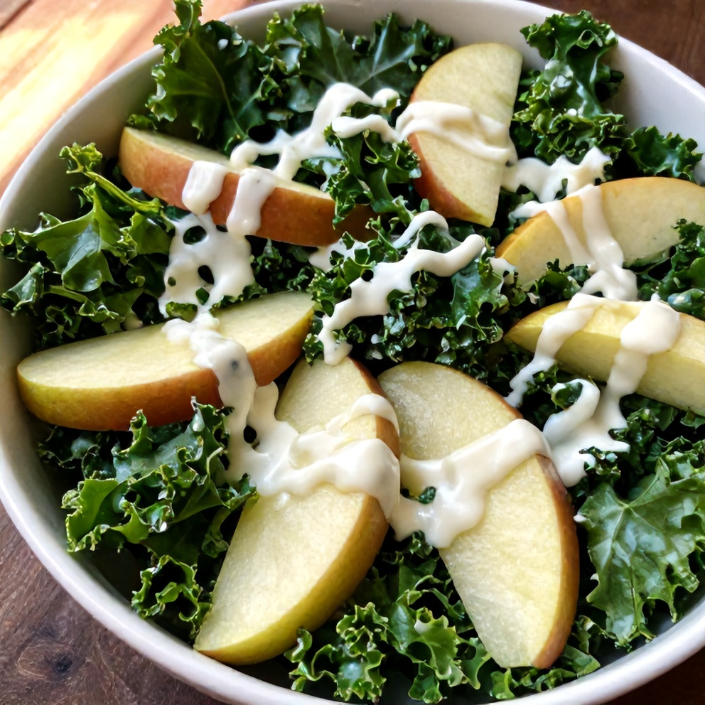 Easy Kale Apple Salad