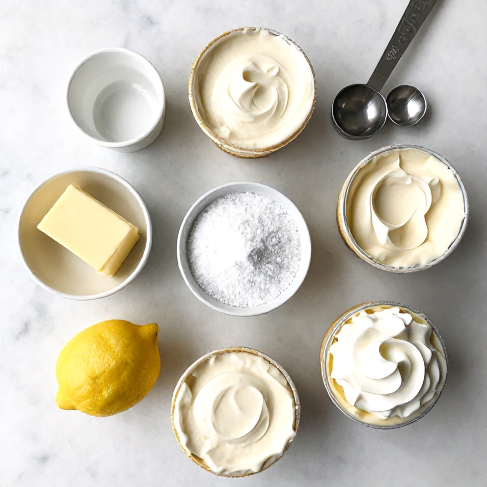 Keto Lemon Cheesecake Cups Ingredients