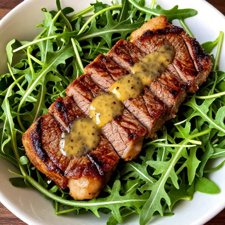 Easy Meal Prep Steak and Arugula Salad