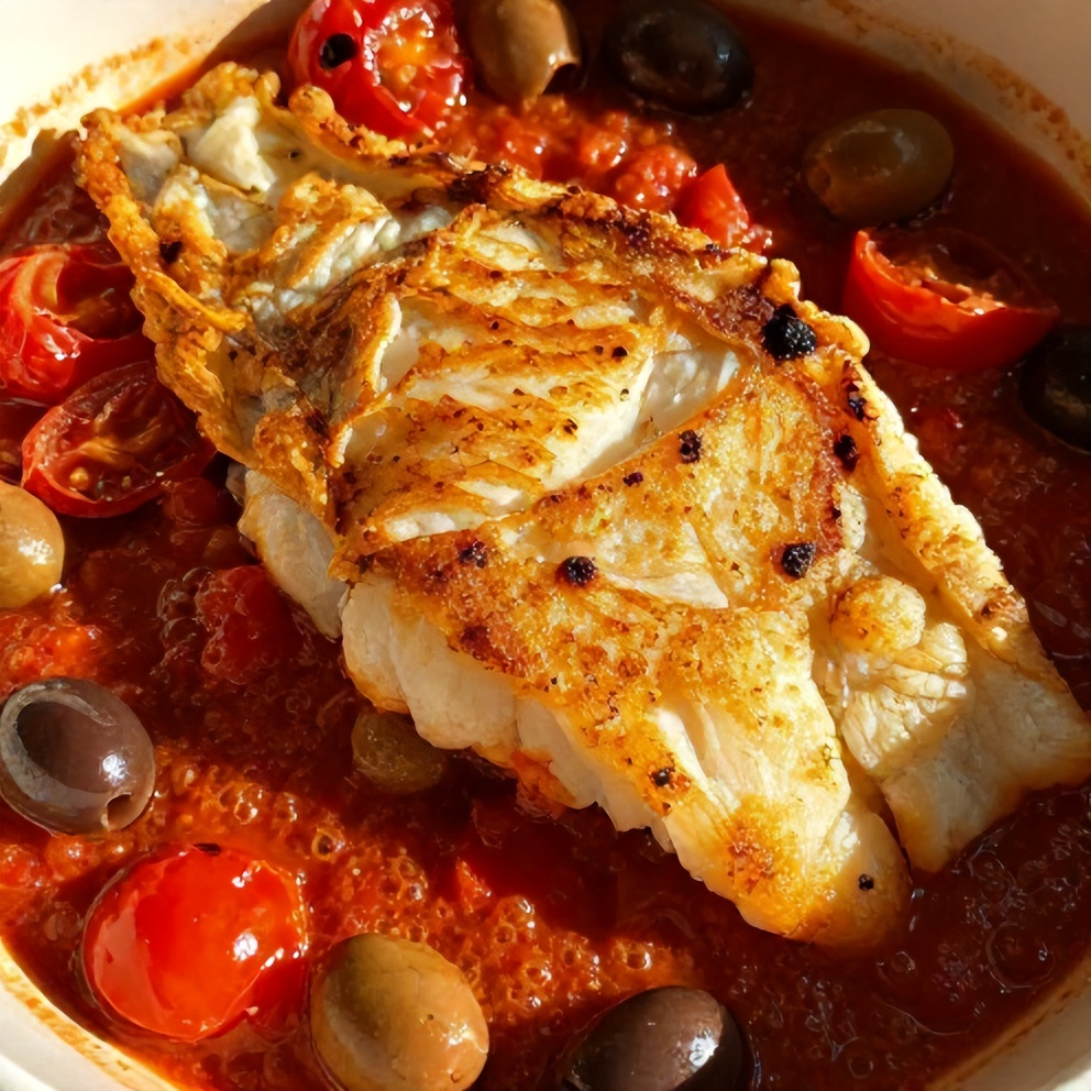 Mediterranean Baked Cod