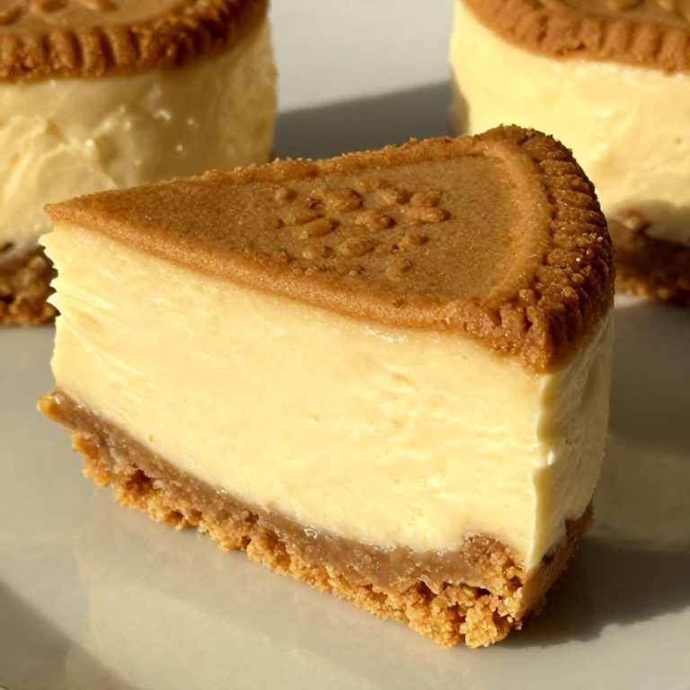 Easy No-Bake Biscoff Cheesecake Cups
