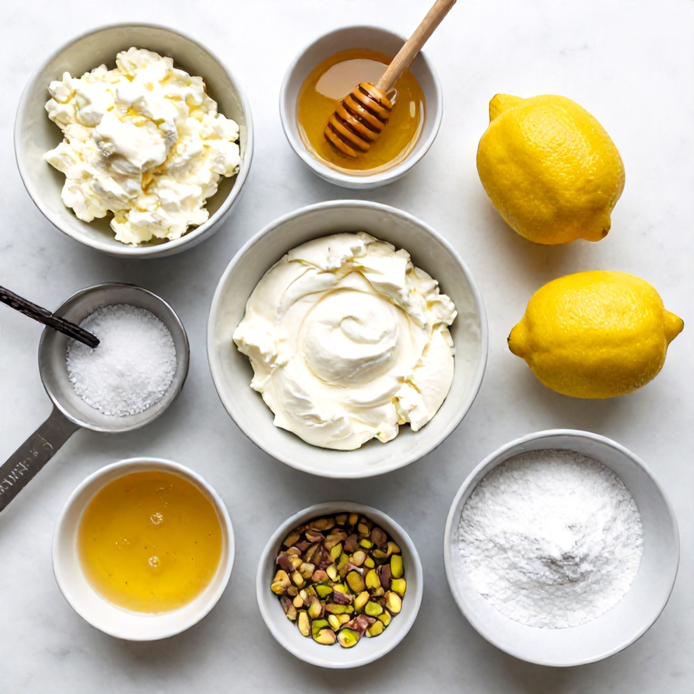 Raw Ingredients for No-Bake Ricotta Cups