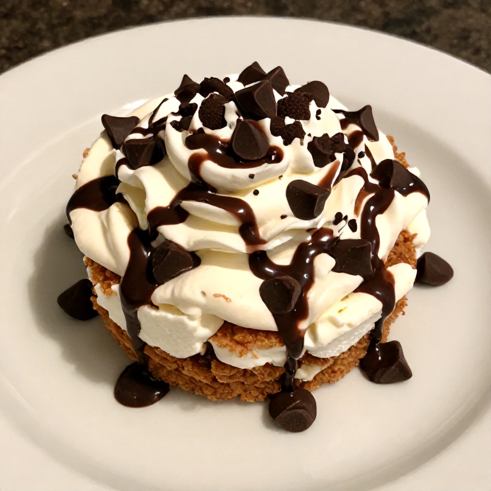 No Bake S’mores Pudding Cups with Marshmallow Fluff and Chocolate Chips