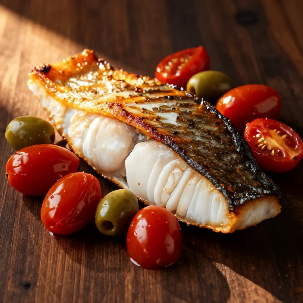 oven baked sea bass
