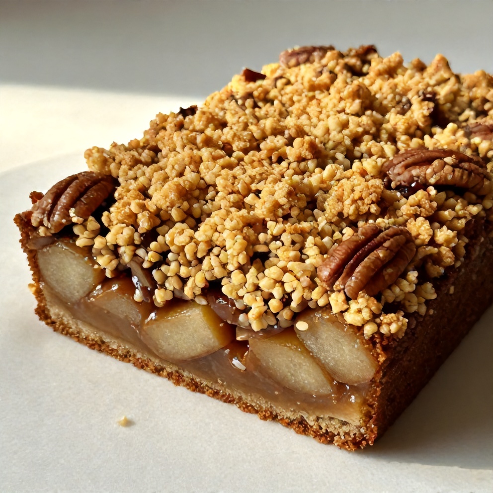 Easy Pecan Apple Crisp Coffee Cake