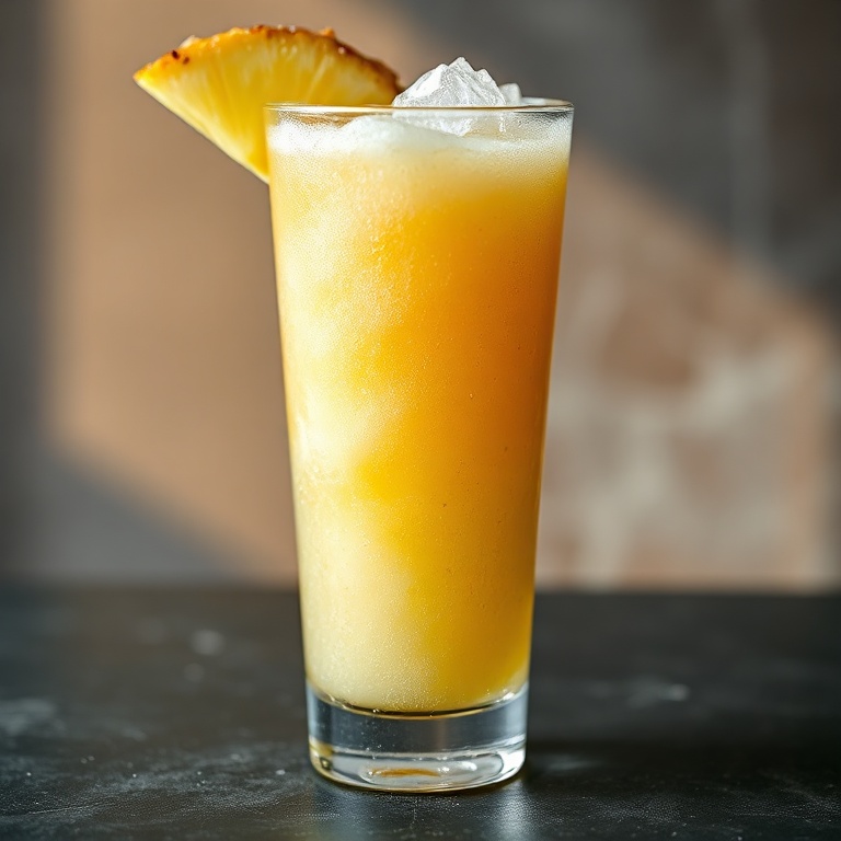 easy pineapple rum slush