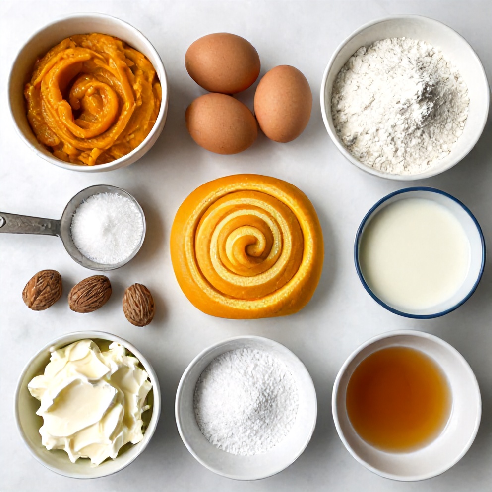 Pumpkin Roll Ingredients