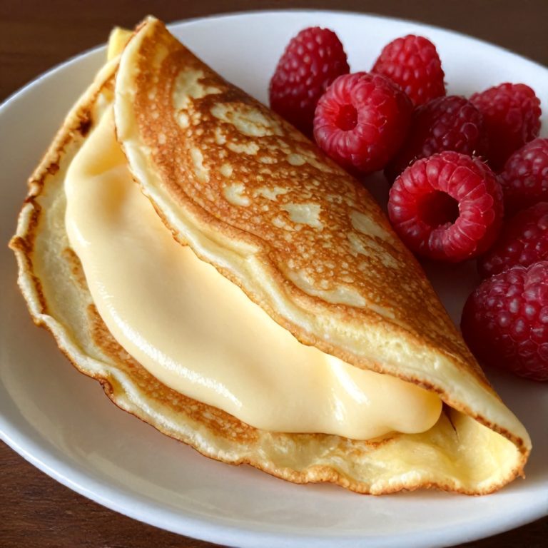 Easy Raspberry Vanilla Cream Crepes