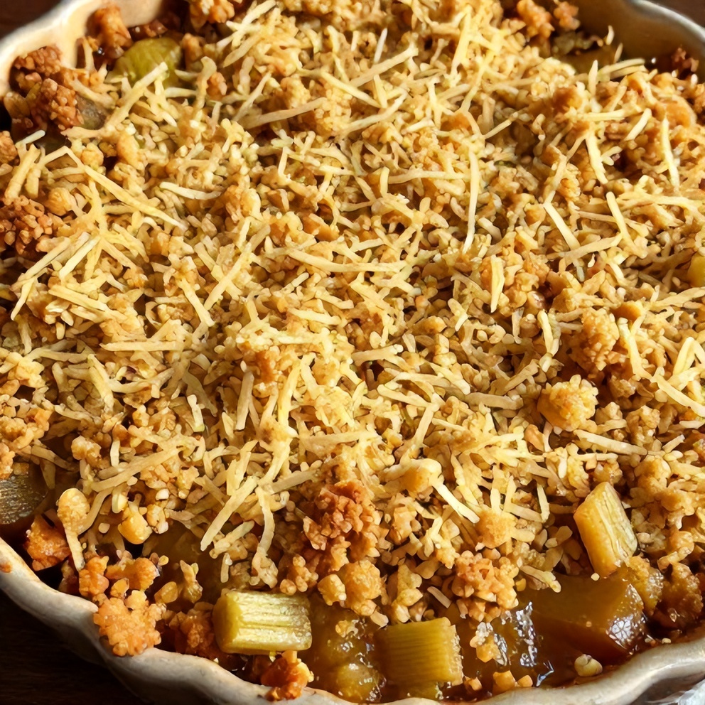 Easy Rhubarb Crisp
