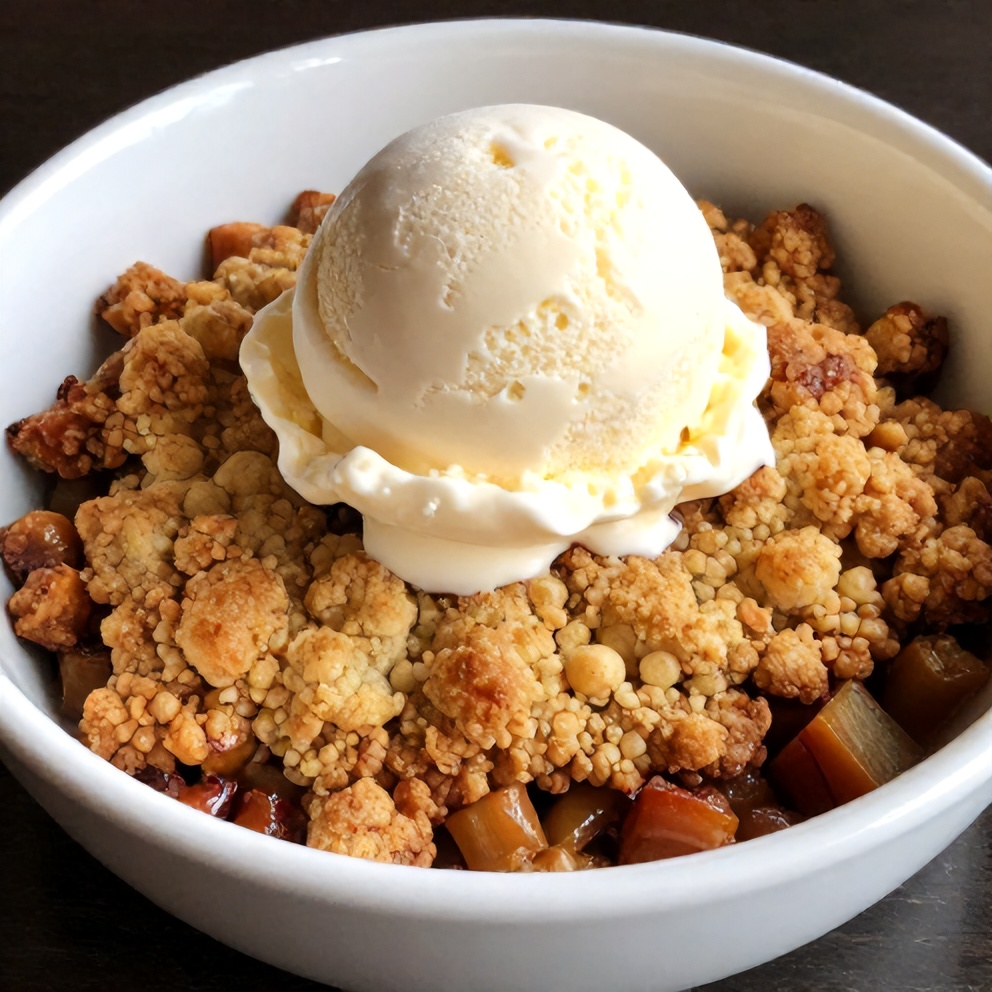 Perfectly Baked Easy Rhubarb Crisp